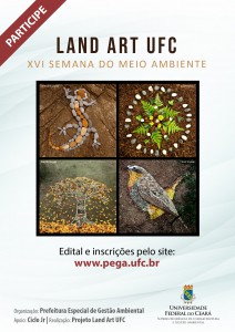 Cartaz do concurso "Land Art UFC"